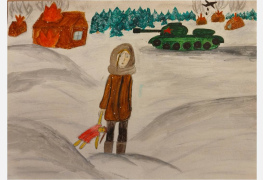 Рисунок Варвары Зайнулиной, 8 лет, г. Нижний Тагил